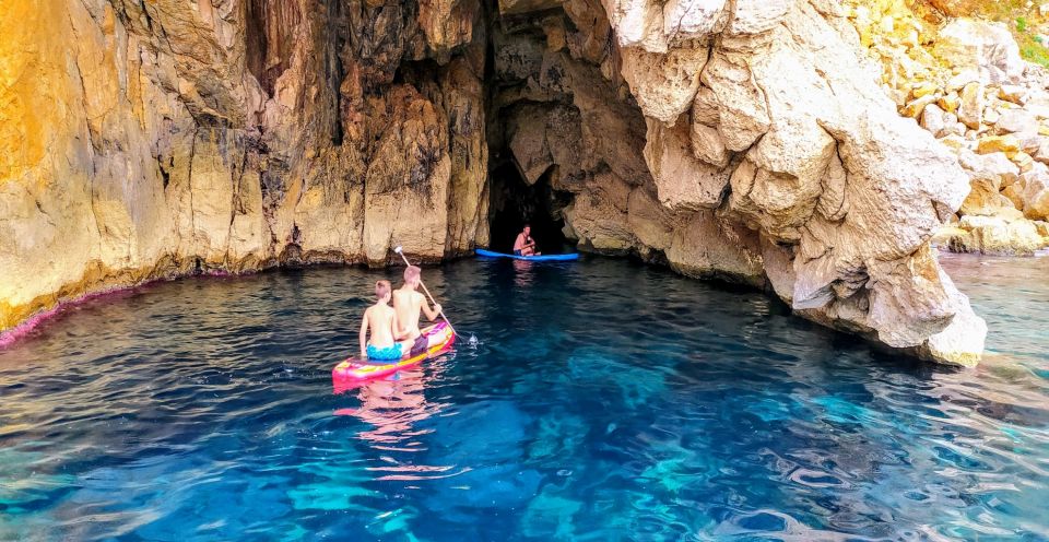 Ibiza: Snorkeling and SUP Paddle, Beach and Cave Cruise - Key Points