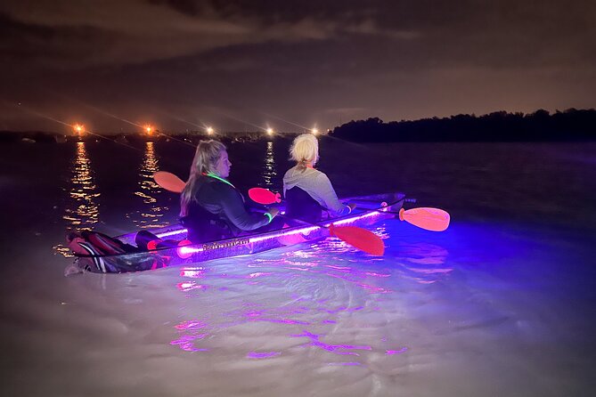 Illuminated Clear Kayak LED Glow Nights Paddle