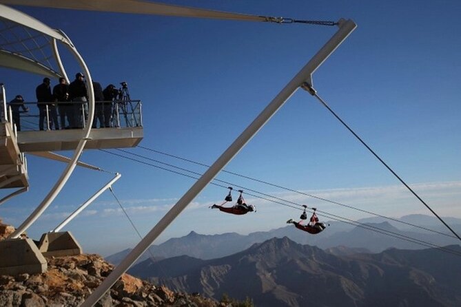 Jebel Jais World'S Longest Zipline From Dubai With Transfer - Key Points