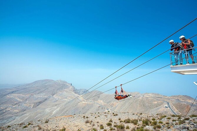 Jebel Jais World'S Longest Zipline From Dubai With Transfers - Key Points