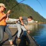 juneau shore fishing for alaskan salmon Juneau Shore Fishing for Alaskan Salmon