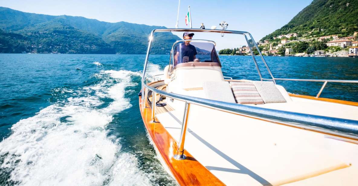 Lake Como: Bellagio SpeedBoat Grand Tour - Key Points