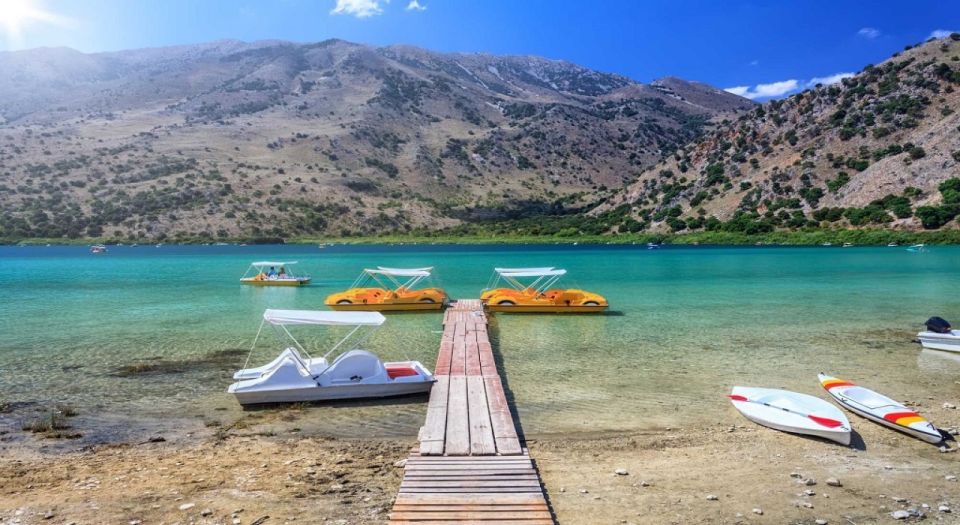 Lake Kournas: Pedal Boat Rental With Transfer - Key Points