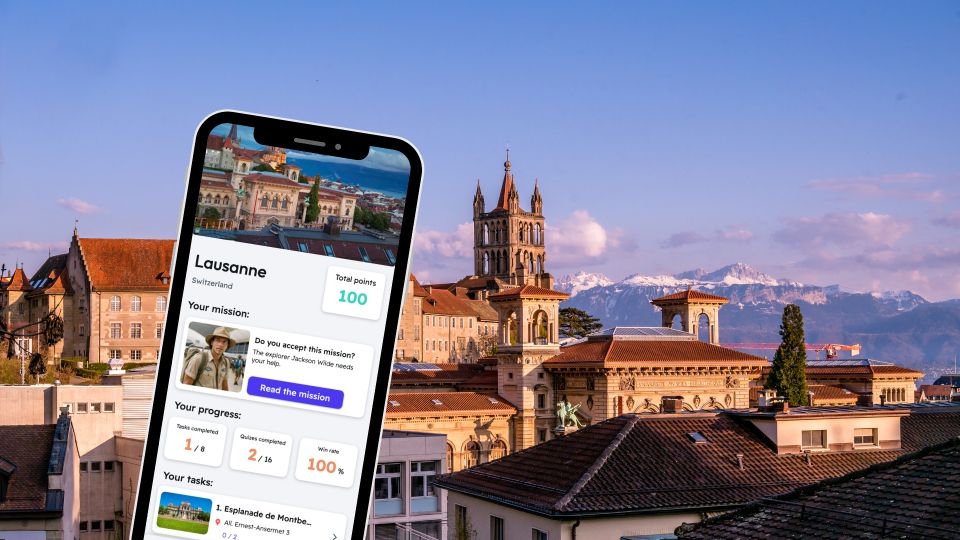 Lausanne: Exploration Game and City Tour on Your Phone - Key Points