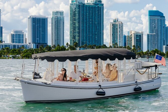 Luxury Shared Miami River E-Boat Cruise & Wine and Charcuterie - Key Points
