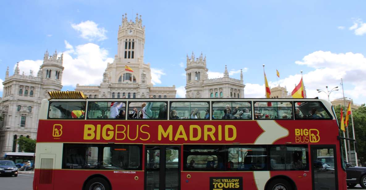 Madrid: Big Bus Hop-On Hop-Off Tour With Live Guide - Key Points