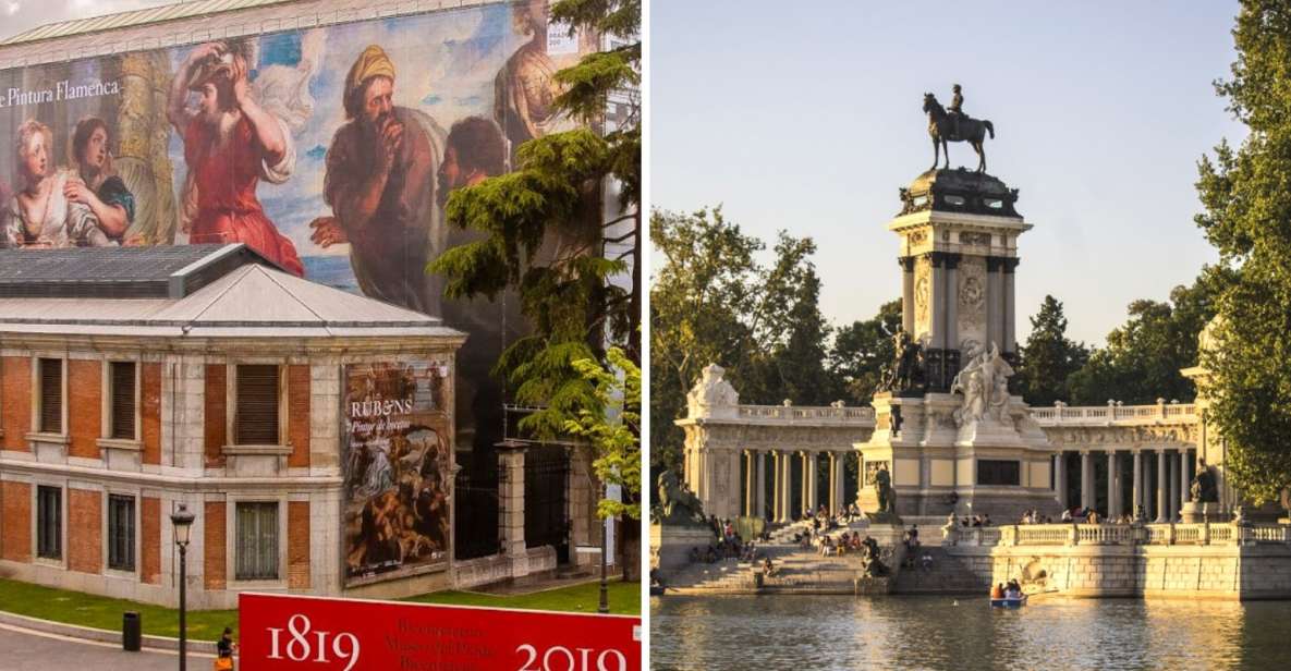 Madrid: Prado Museum and El Retiro Park Guided Tour - Key Points