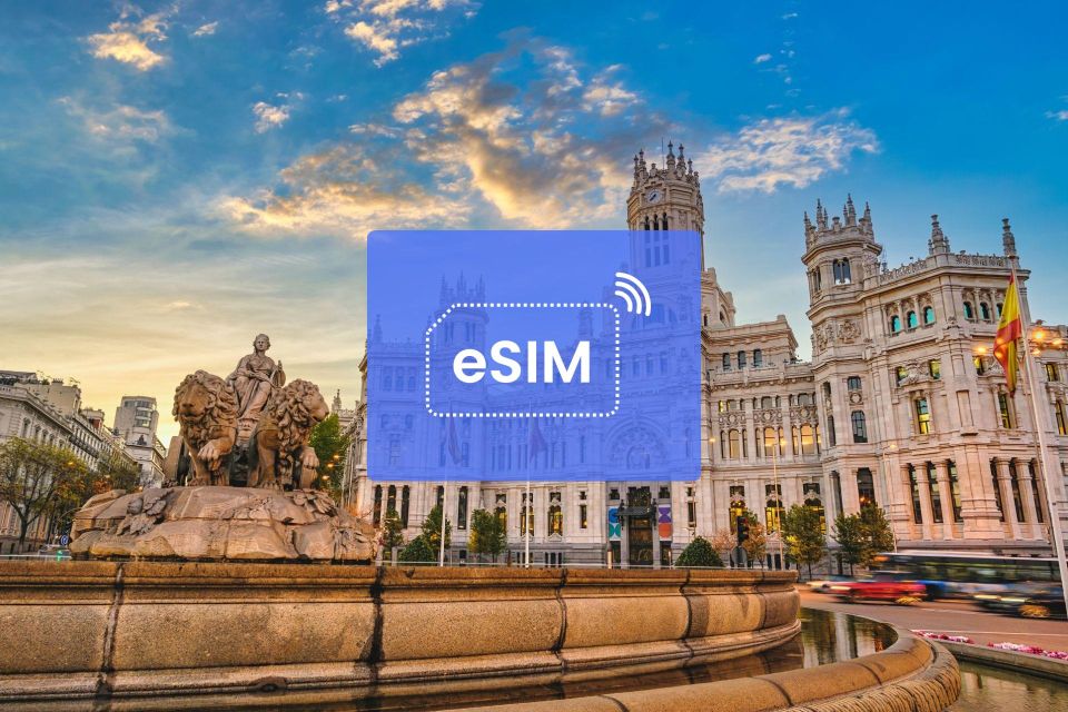 Madrid: Spain/ Europe Esim Roaming Mobile Data Plan - Key Points