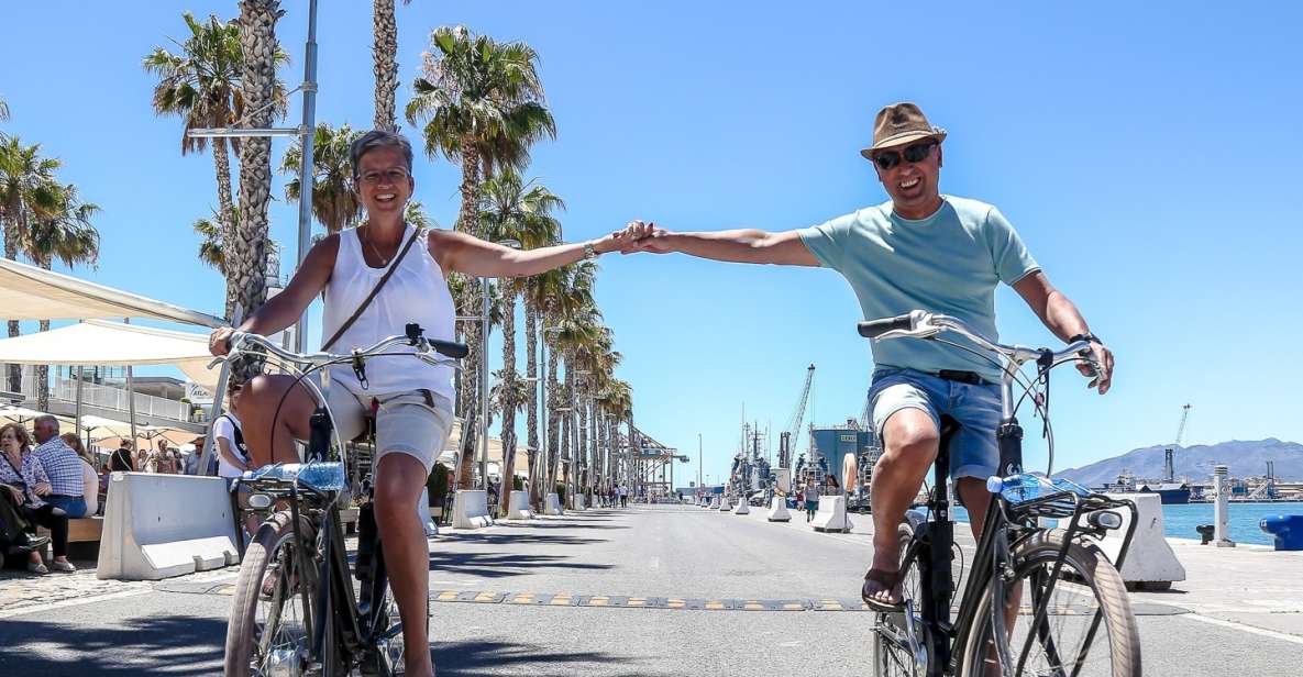 malaga bike tour old town marina beach Malaga Bike Tour - Old Town, Marina & Beach