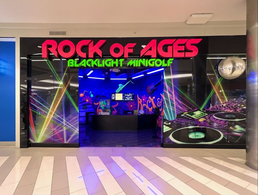 Mall of America: Rock of Ages Blacklight Mini Golf Ticket - Ticket Details