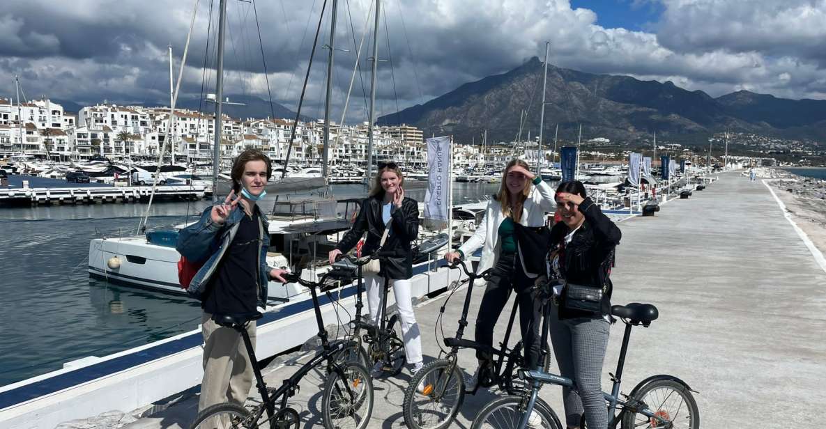 Marbella: Guided Bike Tour With Tapas Tasting and Drinks - Key Points