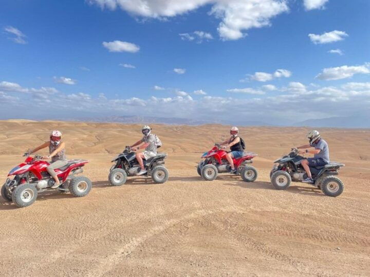 Marrakech: Agafay Desert Sunset Quad Bike With Dinner & Show - Key Points