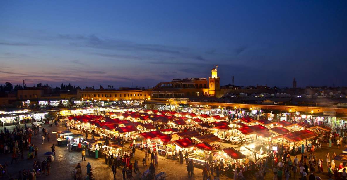Marrakech: Medina by Night Walking Tour With Moroccan Tea - Key Points