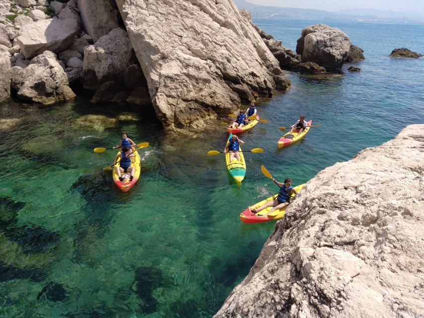 marseille cote bleue calanques half day kayak tour Marseille: Côte Bleue Calanques Half-Day Kayak Tour