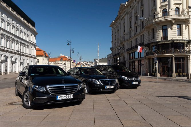 Mercedes With a Driver at Your Disposal in Warsaw (4-8-12 Hours) - Key Points