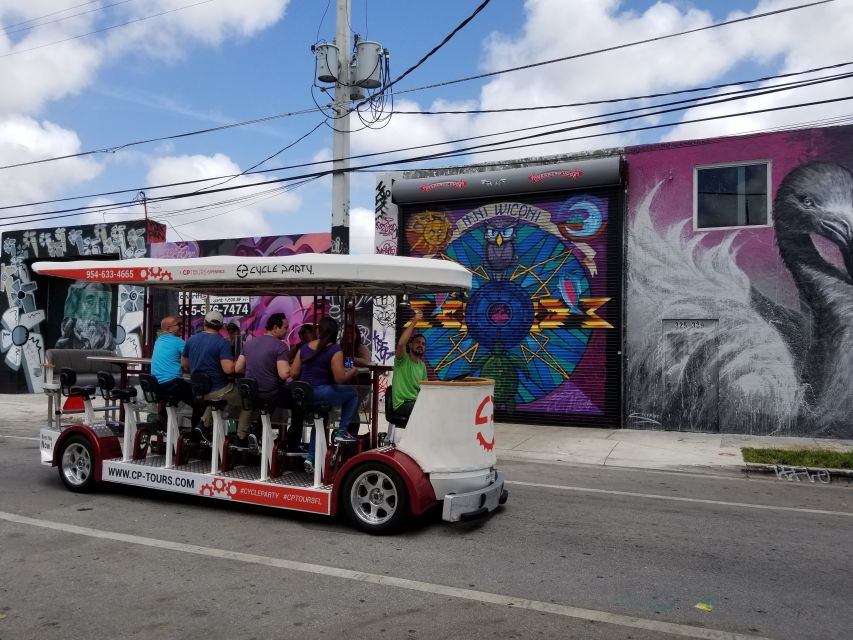 Miami: Wynwood Party Bike Bar Crawl - Key Points