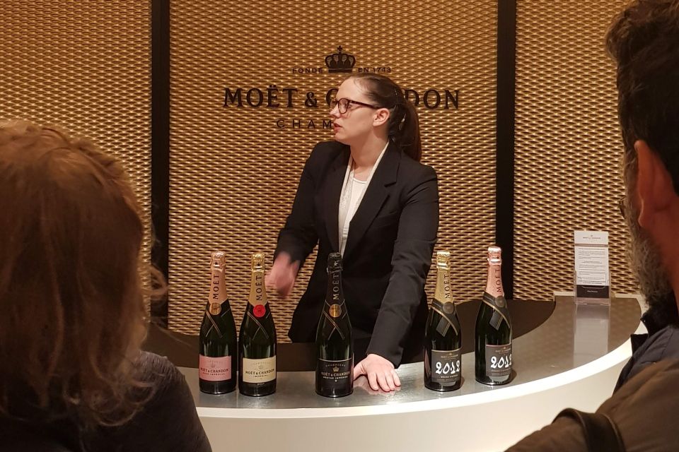 Moet Et Chandon Tasting and Fun Private Tour in Champagne - Key Points