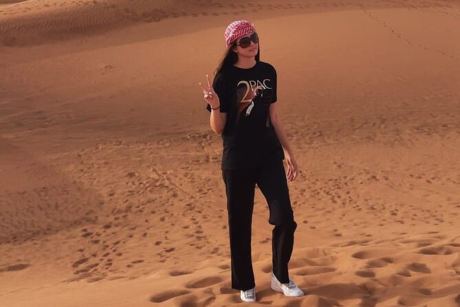 Morning Desert Safari With Sandboard and Camel Ride
