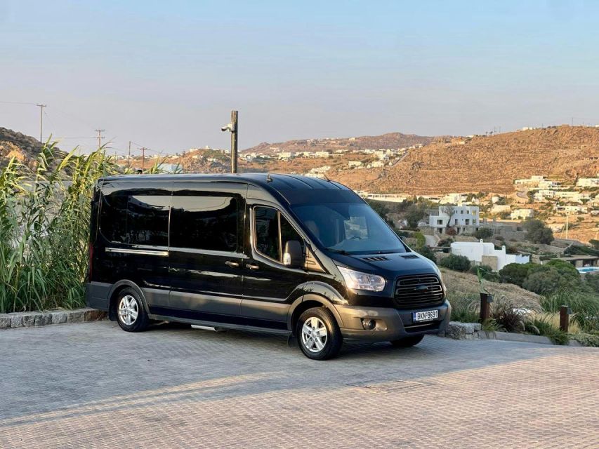 Mykonos: Airport Private Transfer in Luxury VAN - Key Points