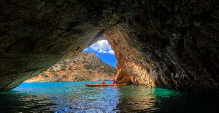 Naxos: Rhina Cave and Coastline Sea Kayaking Tour - Key Points