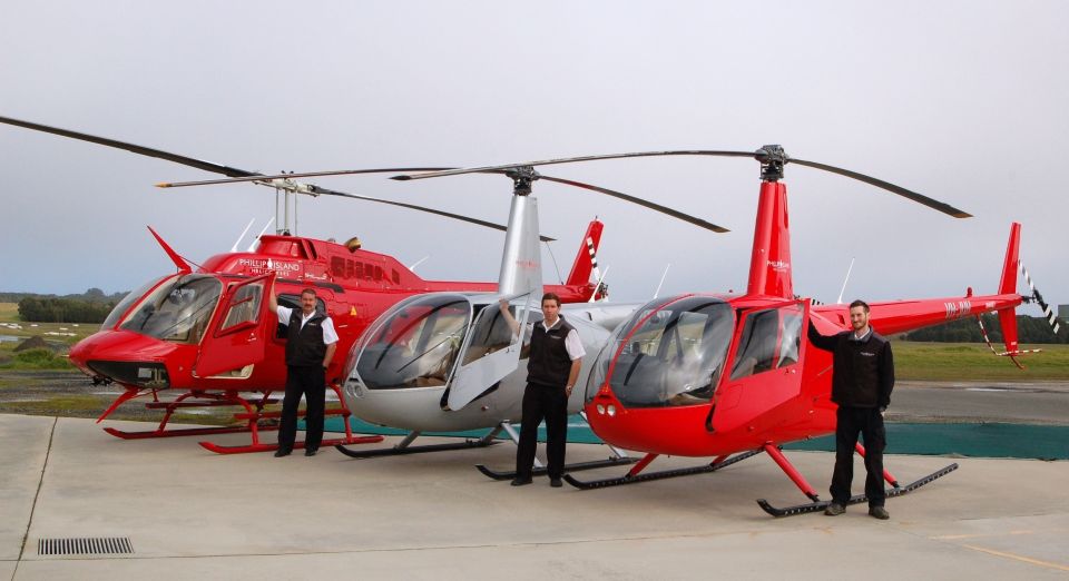 Newhaven: Phillip Island Coastal Snapshot Helicopter Flight - Key Points