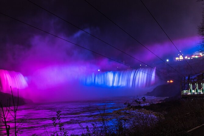niagara falls night illumination tour american bridal and horseshoe falls Niagara Falls Night Illumination Tour: American, Bridal and Horseshoe Falls