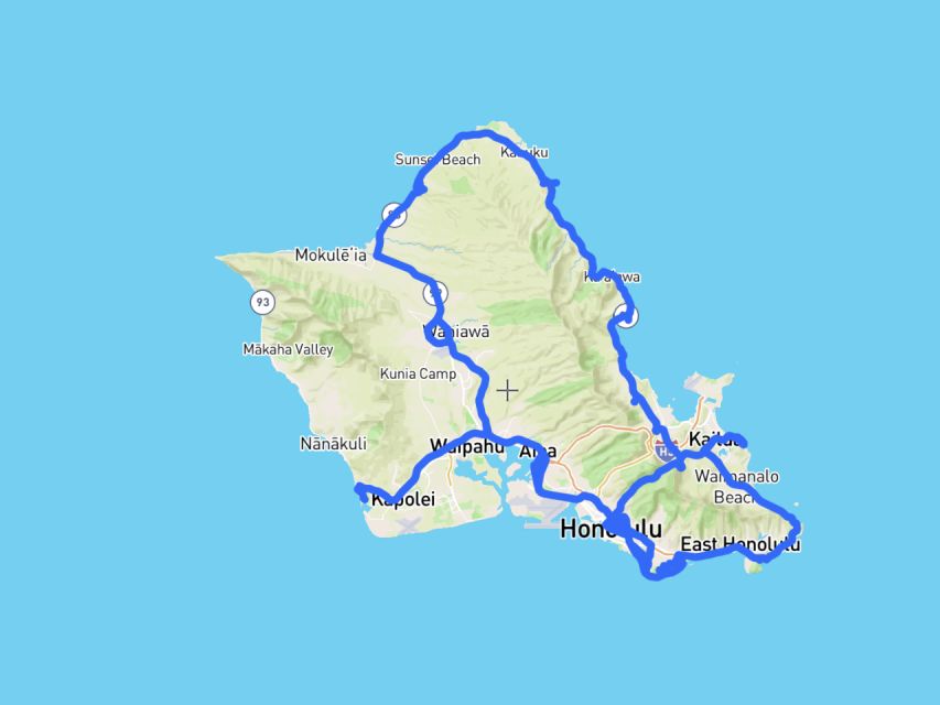 oahu self guided audio driving tours full island Oahu: Self-Guided Audio Driving Tours - Full Island