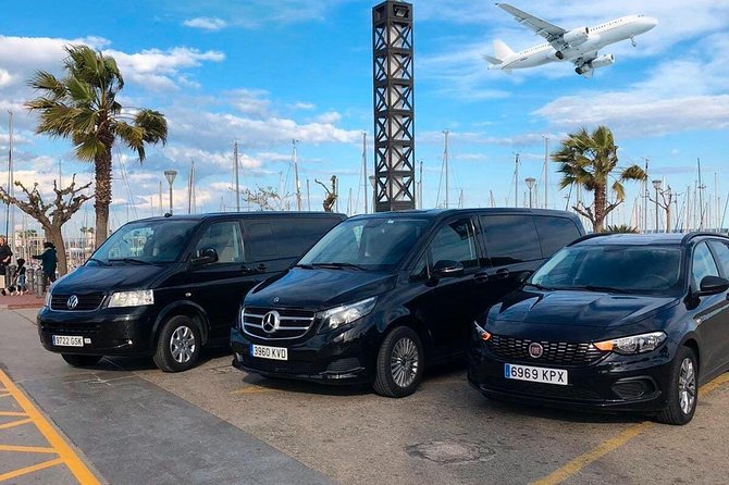 Palamós to Girona Airport (GRO) - Departure Private Van Transfer - Key Points