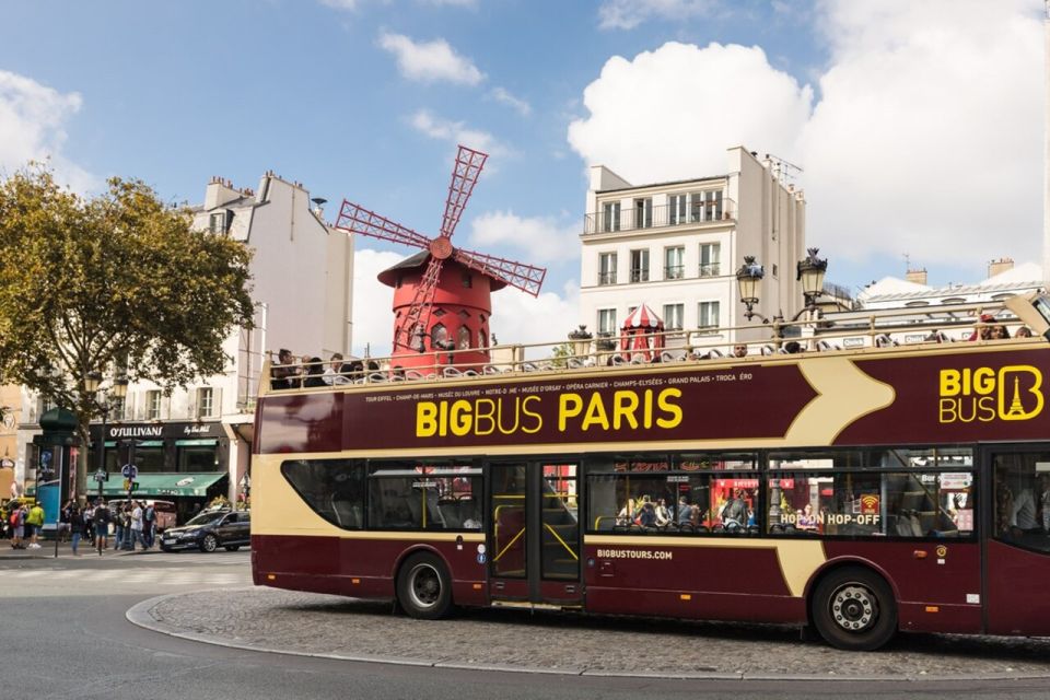 Paris: Big Bus Hop-On Hop-Off Tour and Arc De Triomphe - Key Points