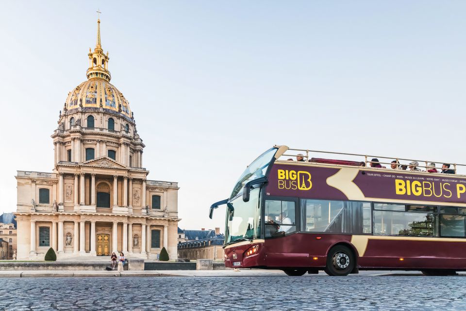 paris big bus hop on hop off tours with optional cruise Paris: Big Bus Hop-On Hop-Off Tours With Optional Cruise