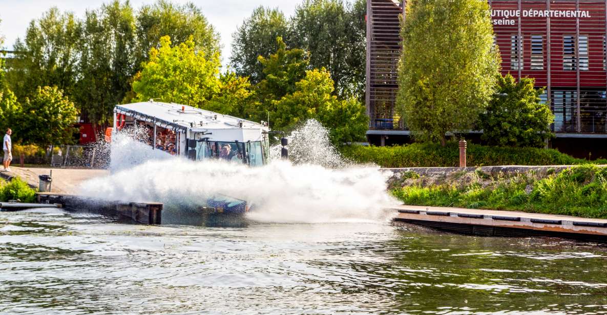 Paris: City and River Seine Tour on an Amphibious Bus - Key Points