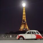 paris city sightseeing tour at night in vintage car Paris: City Sightseeing Tour at Night in Vintage Car