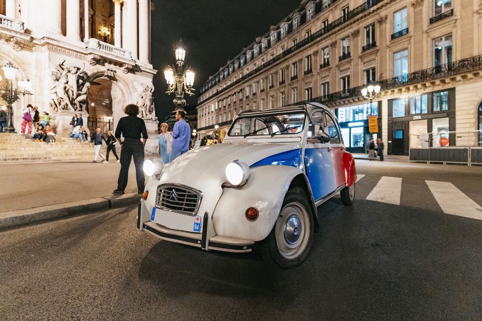 Paris: Discover Paris by Night in a Vintage Car With a Local - Key Points