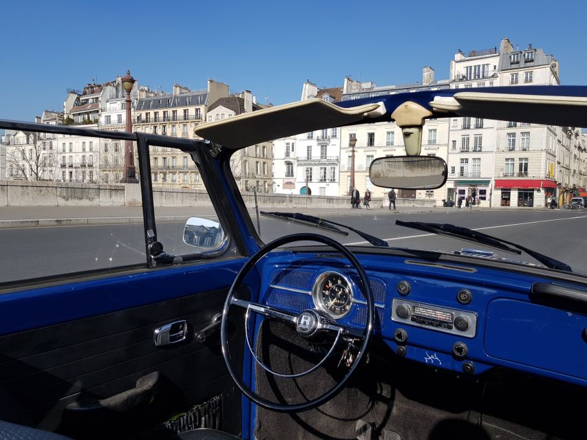 Paris: Private Guided City Tour by Classic Convertible Car - Key Points