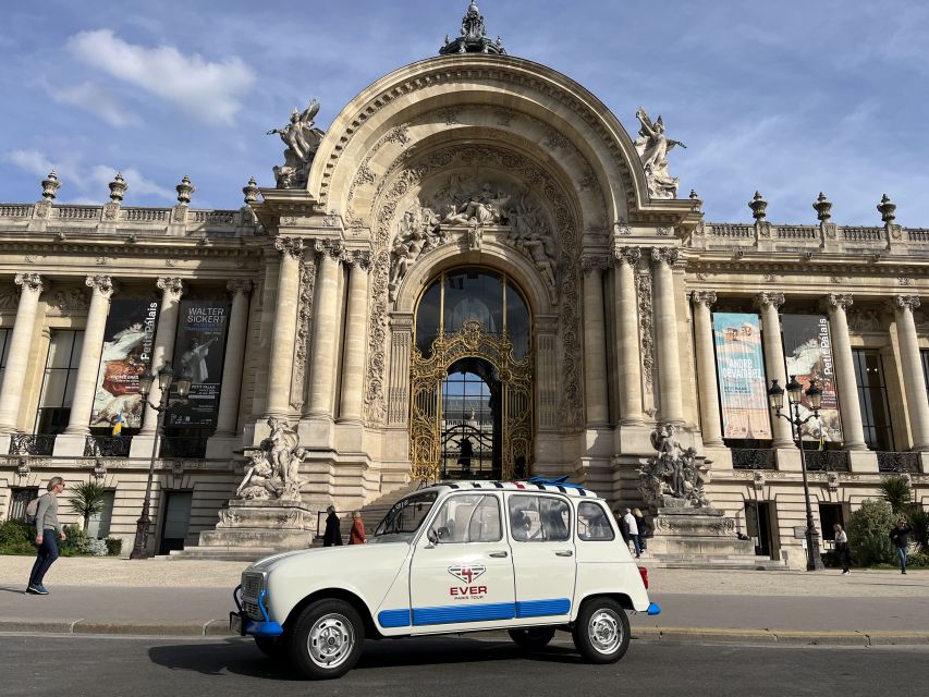 Paris: Private Sightseeing Tour in Renault 4L Electric 2h - Key Points