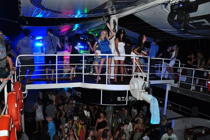 Party Boat at Night From Antalya - Key Points