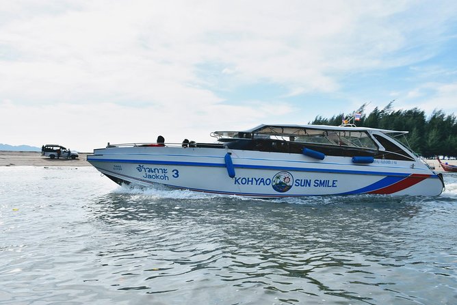 Phuket to Koh Yao Yai by Koh Yao Sun Smile Speed Boat - Key Points