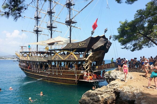 Pirate Boat Trip Around Kemer From Antalya With Lunch - Key Points