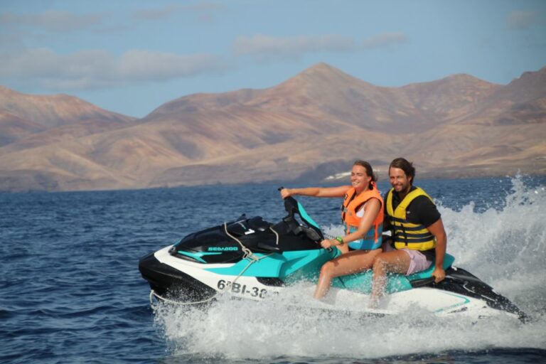 Playa Blanca: 40-Minute Jet Ski Excursion in Marina Rubicón