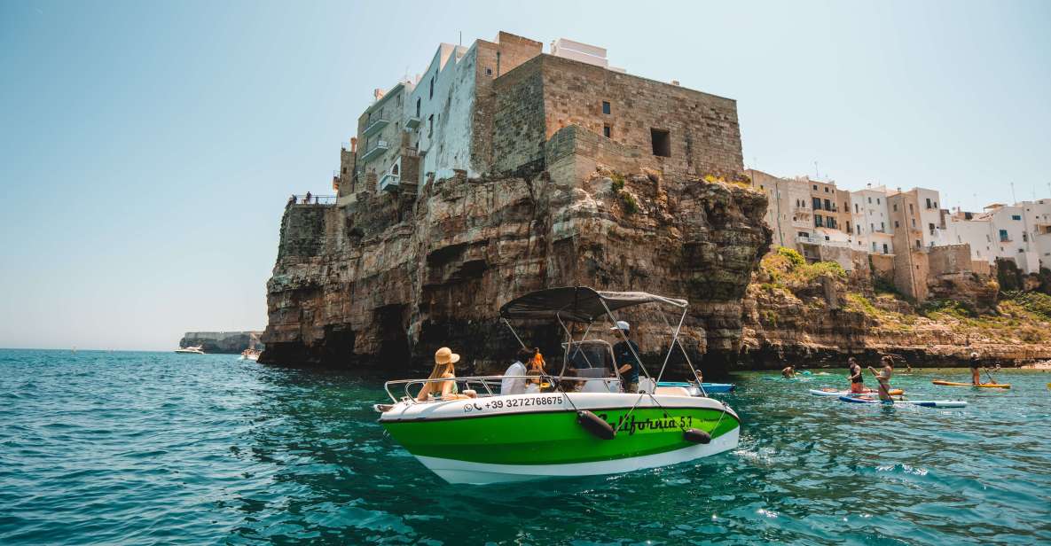 polignano a mare private speedboat cave trip with aperitif Polignano a Mare: Private Speedboat Cave Trip With Aperitif