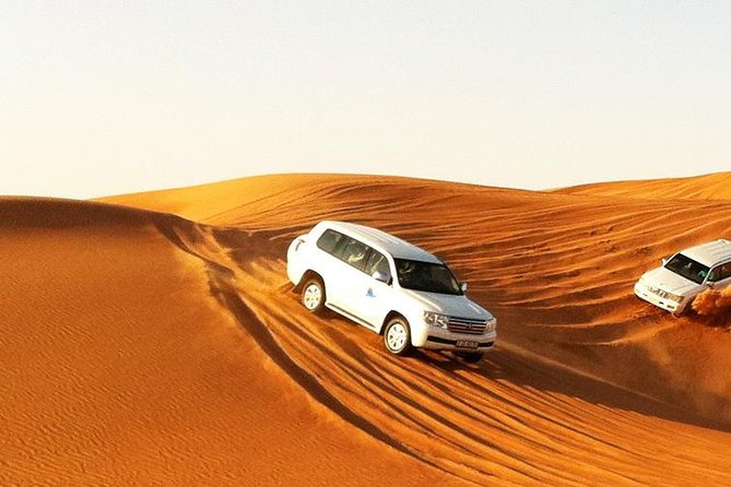 Premium Desert Safari, Barbeque, 3 Shows, Camel Ride, Sand-Board at Bedouin Camp - Key Points