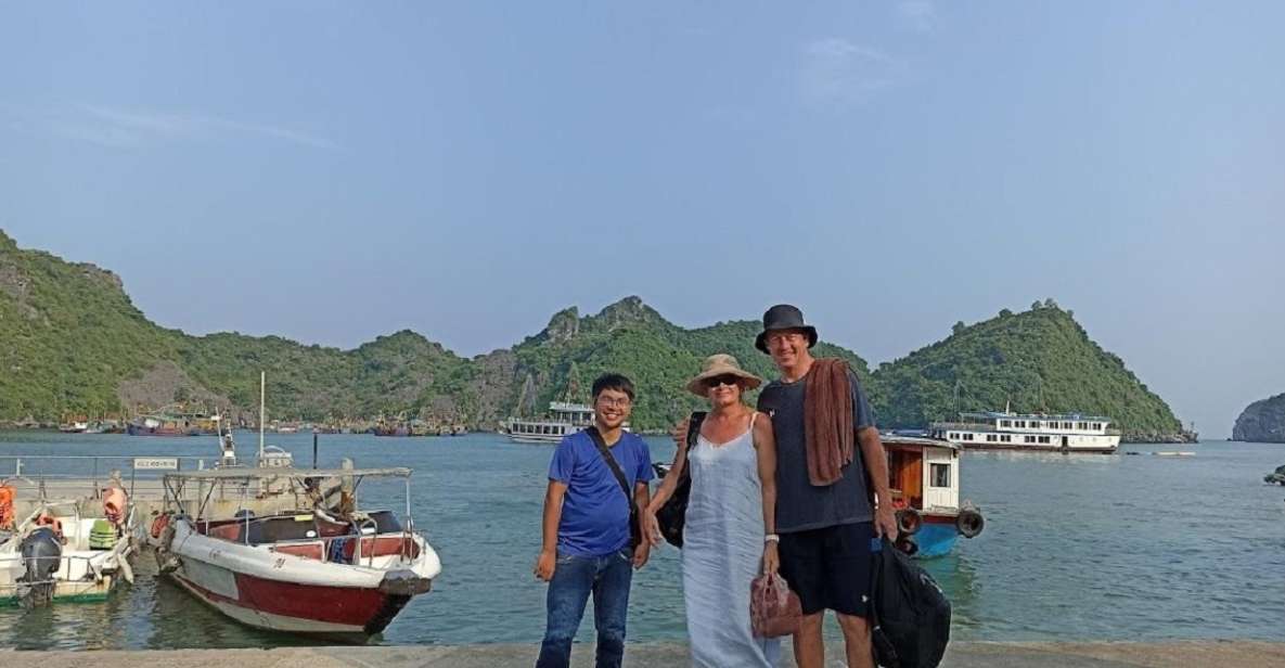private lan ha bay day cruise from hanoi with a local guide Private Lan Ha Bay Day Cruise From Hanoi With a Local Guide