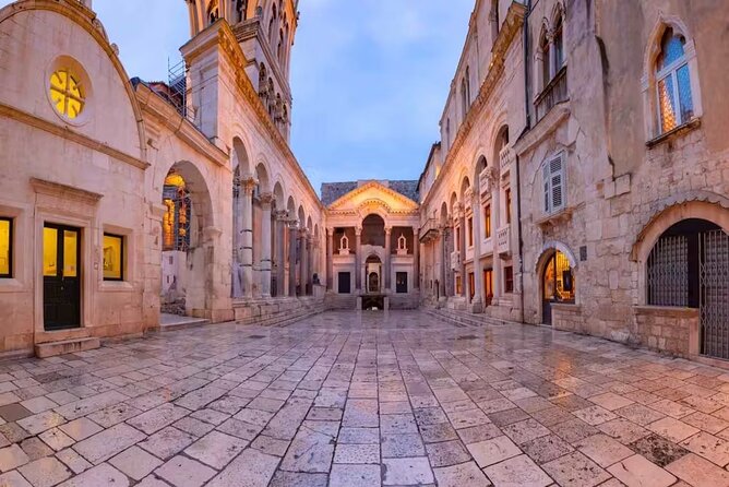 Private Split Old City Diocletian Palace Evening Tour - Key Points