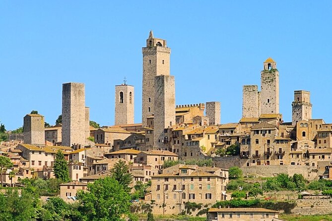 PRIVATE TRANSFER From Siena to Florence With Stop in S Gimignano & Monteriggioni - Key Points