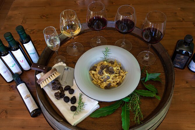 Private Wine & Evo Oil Tasting With Truffle Meal - Key Points