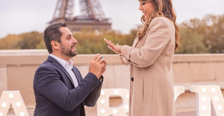 Proposal ‘Marry Me’ – Big Letters – Paris Proposal Planner