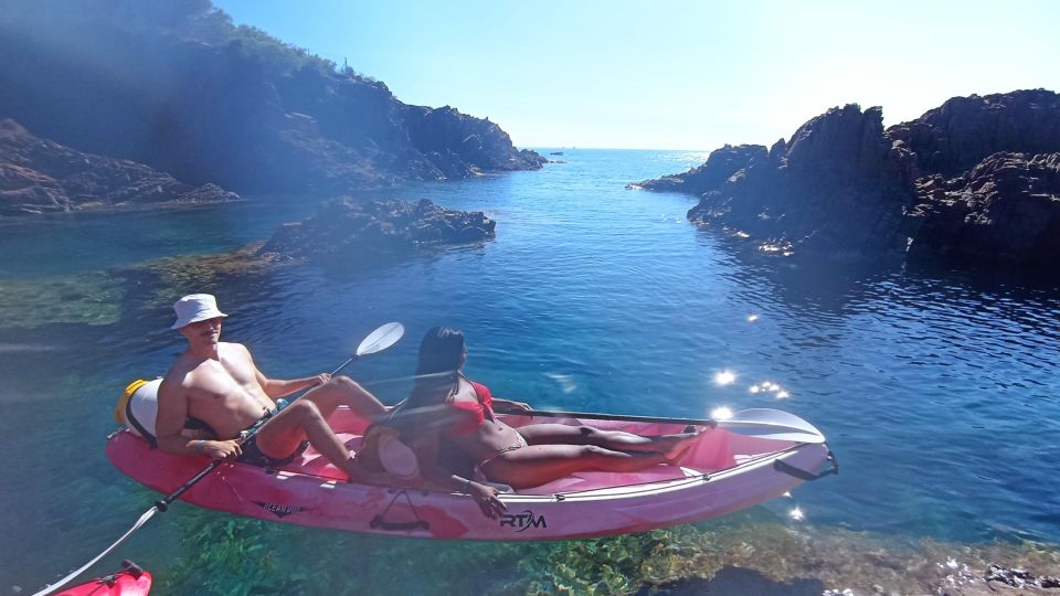 red rocks of agay esterel kayak guided visit Red Rocks of Agay, Esterel Kayak Guided Visit