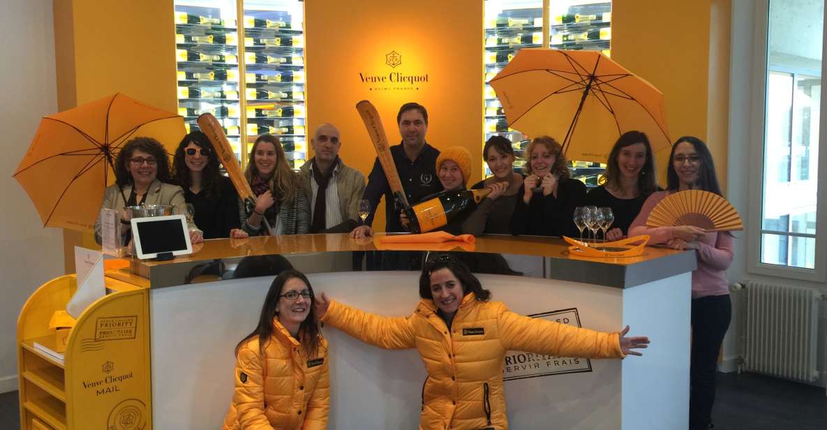 Reims/Epernay: Private Veuve Clicquot Champagne Tasting Tour - Key Points