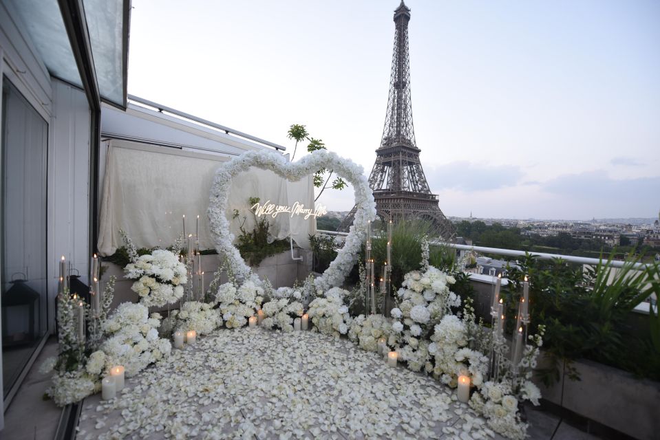 Romantic Eiffel Proposal on Enchanted Private Terrace - Key Points