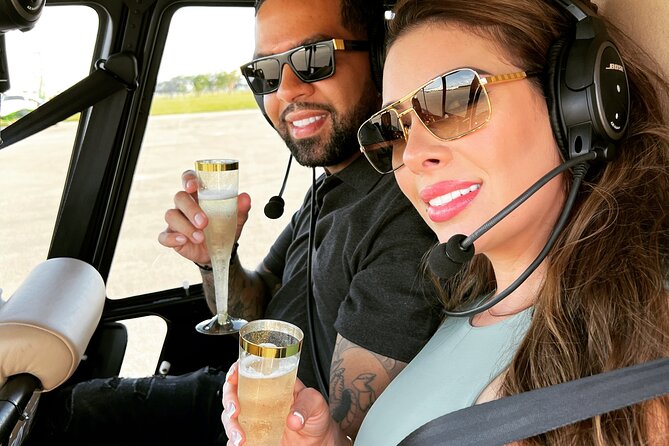 Romantic Private Helicopter Tour With Champagne - Miami & South Beach - Key Points